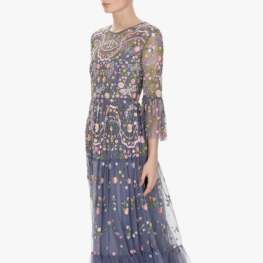 Needle & Thread Dragonfly Garden Maxi Dress - Picture 4 of 6